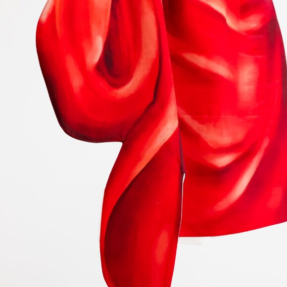 Moschino SS/17 Runway 2D Red Bow Skirt - Picture 5 of 15